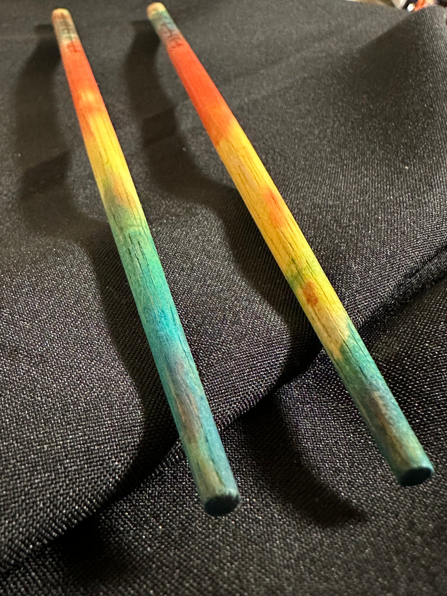 Hand dyed chop sticks
