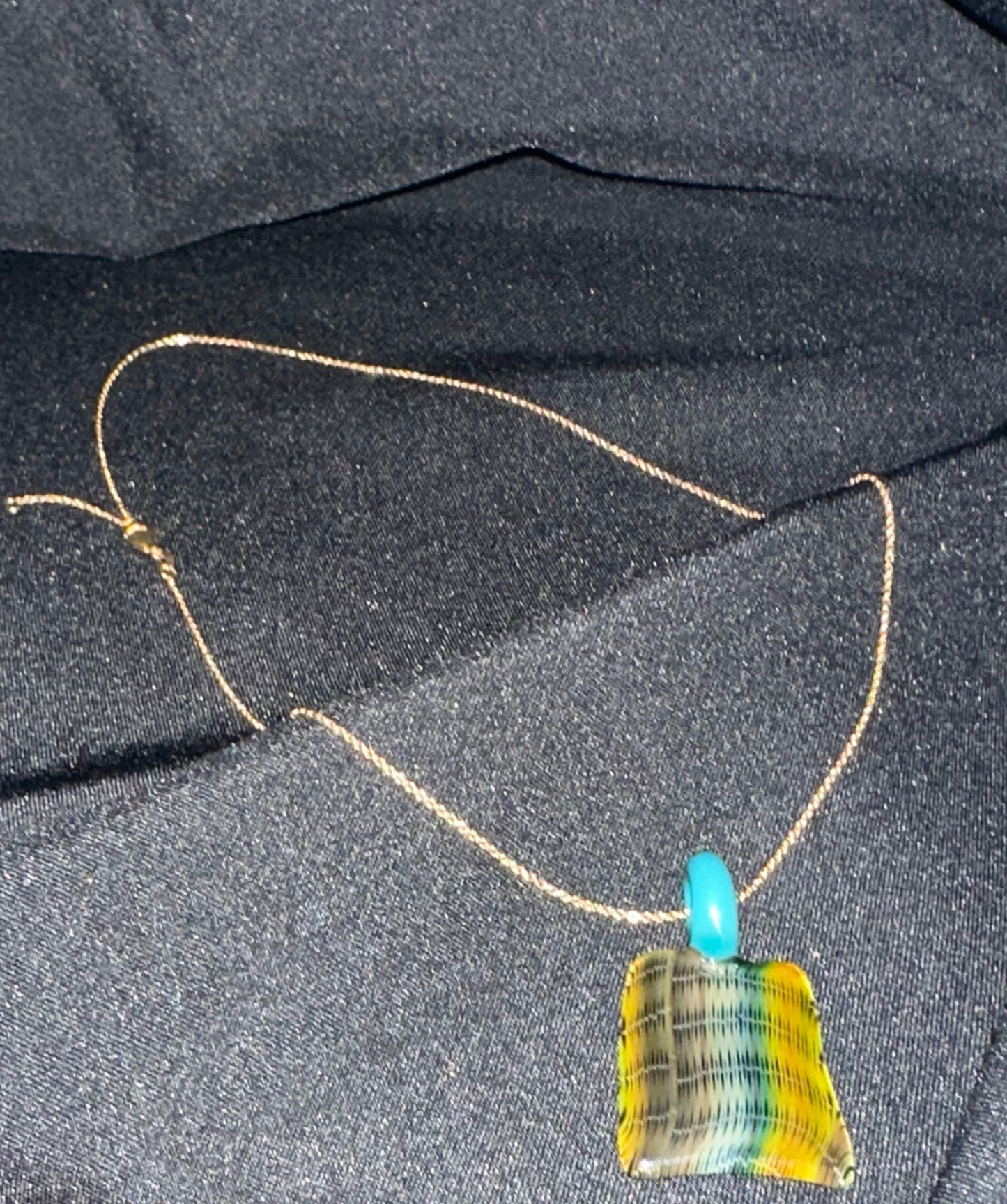 2023 Charles Shaw signature style glass Chip 14k gold